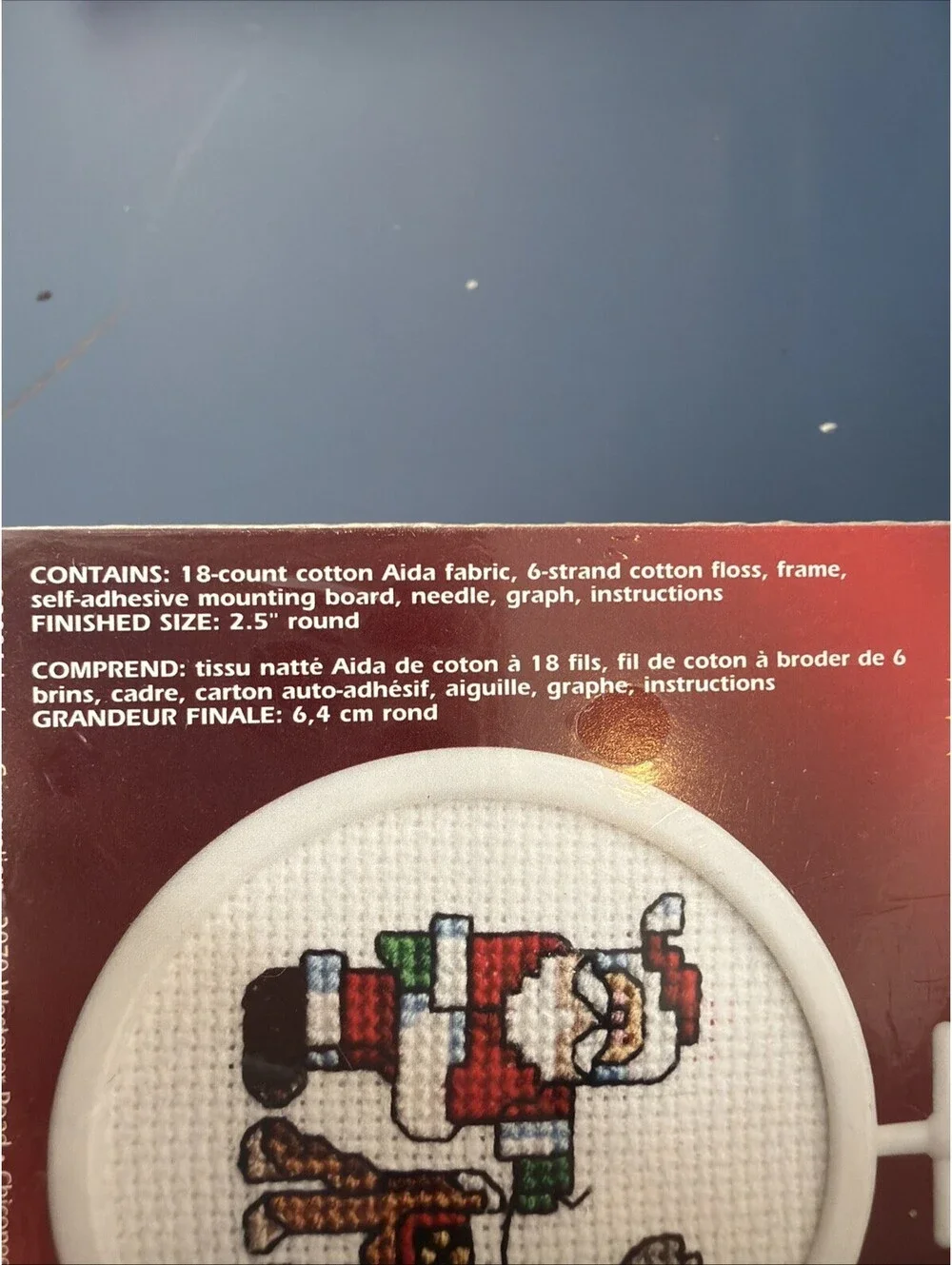 Janlynn 2004 Christmas Candy Crosstitch With Frames Set Of 3